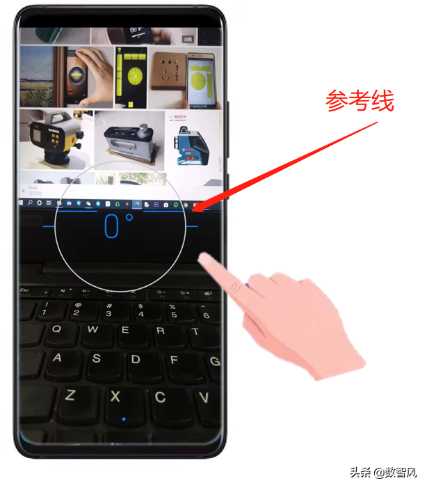 用手机水平仪检测水平，操作简单，帮助甚大