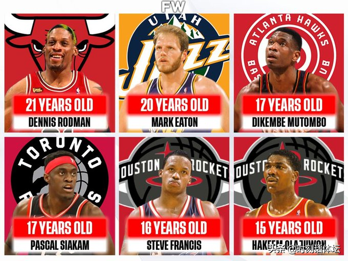 nba为什么那么晚（天赋异禀！NBA中10位接触篮球晚的球星！罗德曼21岁，恩比德15）-华海博客