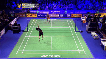 羽毛球比赛教学（羽毛球技战术：羽毛球动图教学，全场步法实战分解！）