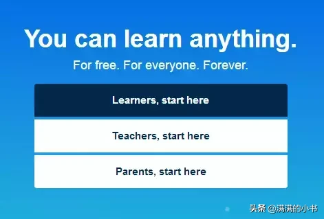 百度百科的一句話介紹:可汗學院(khan academy),由孟加拉裔美國人薩爾