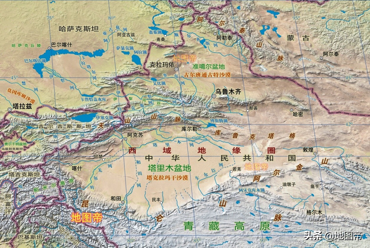 新疆交通地图（新疆交通地图全图可放大）