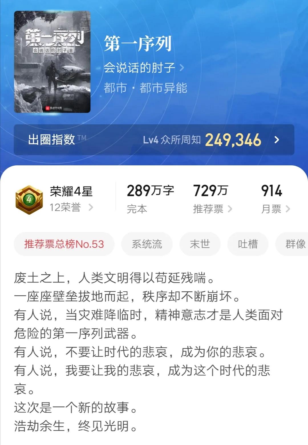 十本末世废土流小说，不一样的世界，危机四伏剧情精彩，书荒必备
