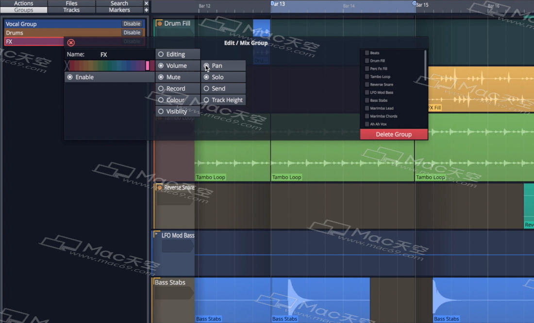 Tracktion Software Waveform for Mac(专业音乐制作软件)