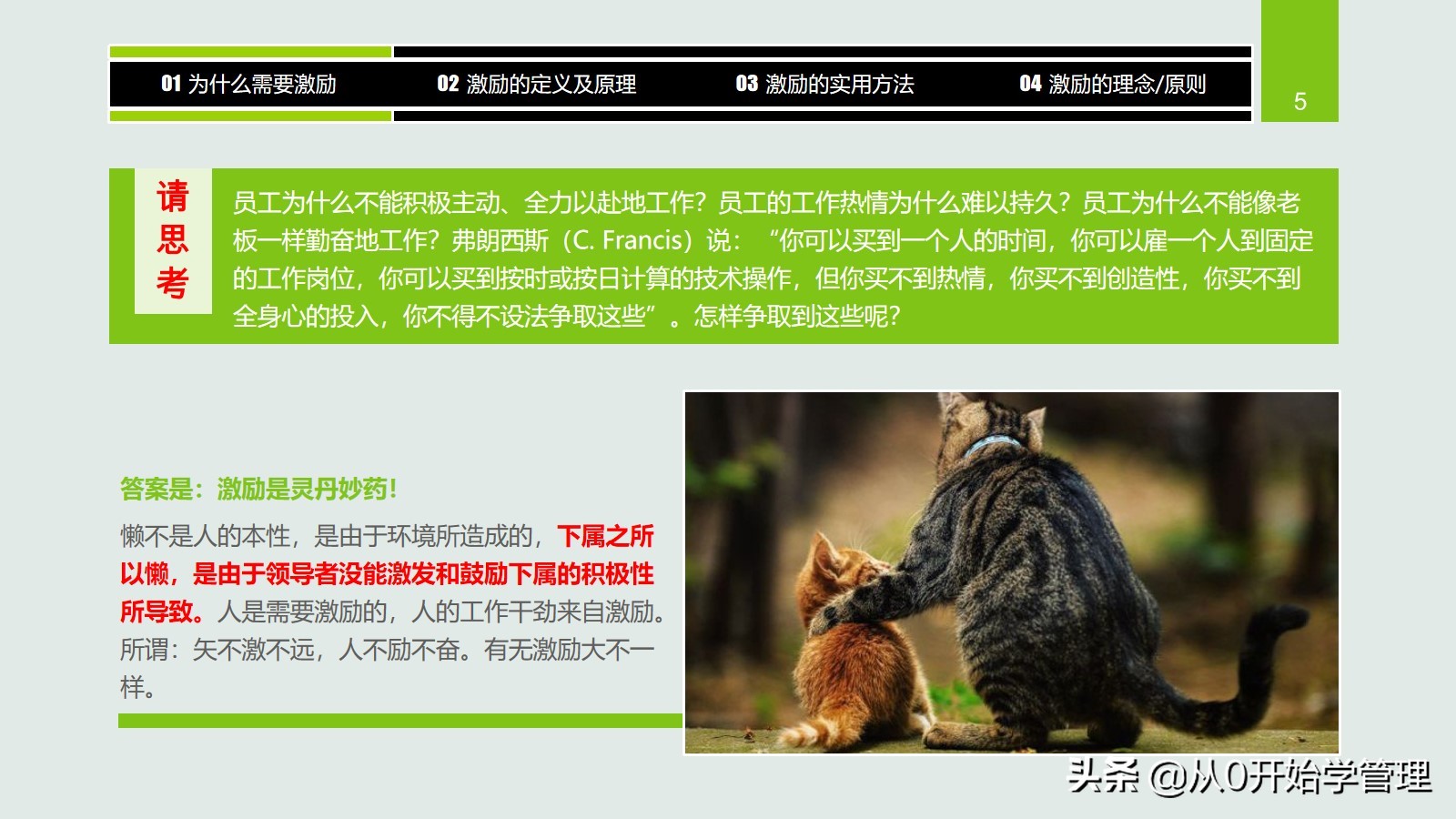 干货分享：用于中高层管理者培训，激励方法集萃