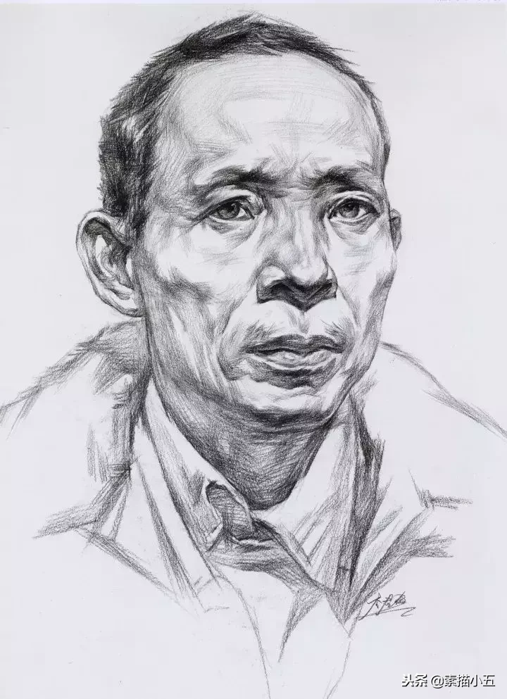 「素描」90分标准:素描头像结构画法,你了解吗?