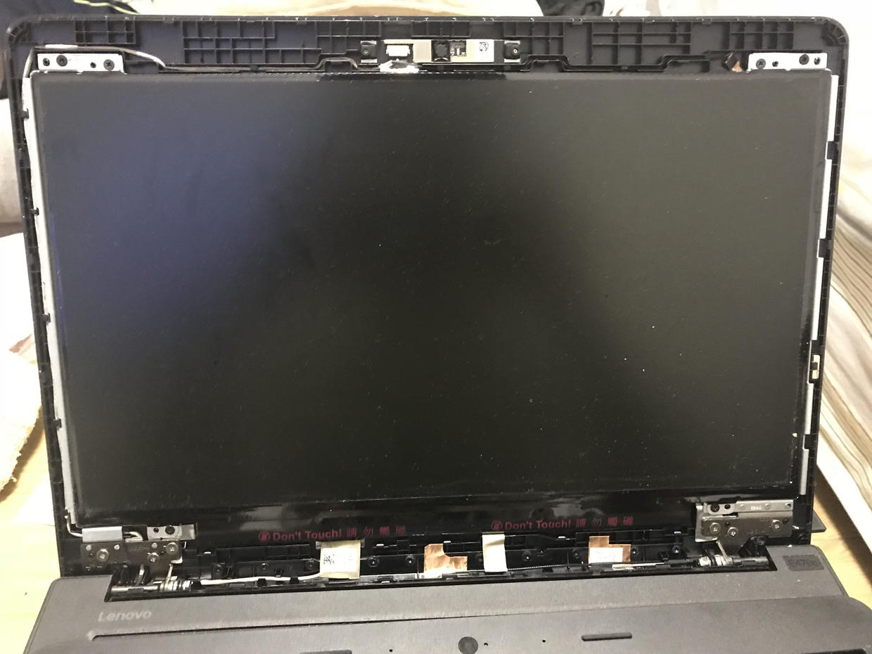 thinkpad e470c更换1080p高清显示屏