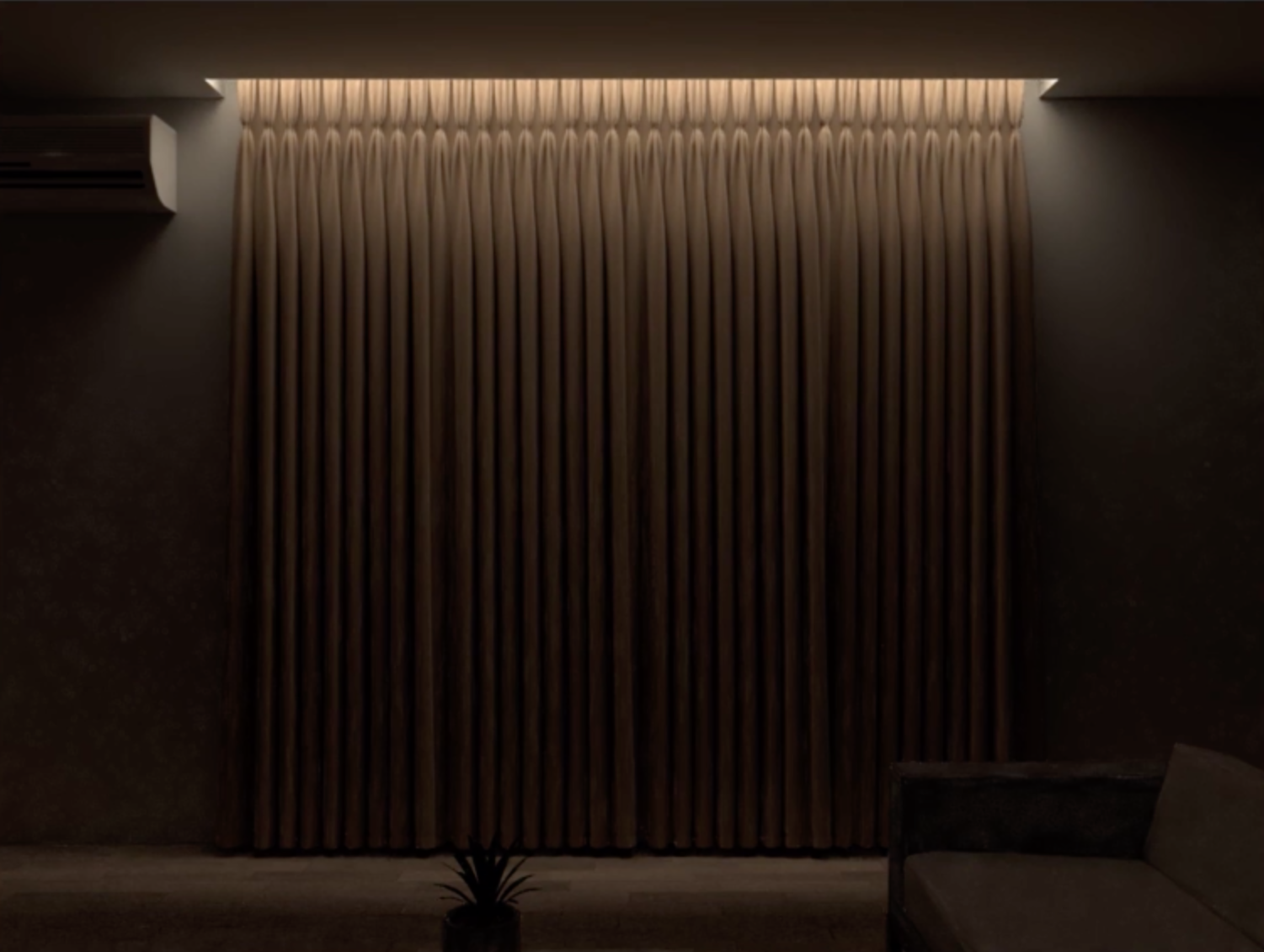 无主灯设计——客厅窗帘照明怎么做？