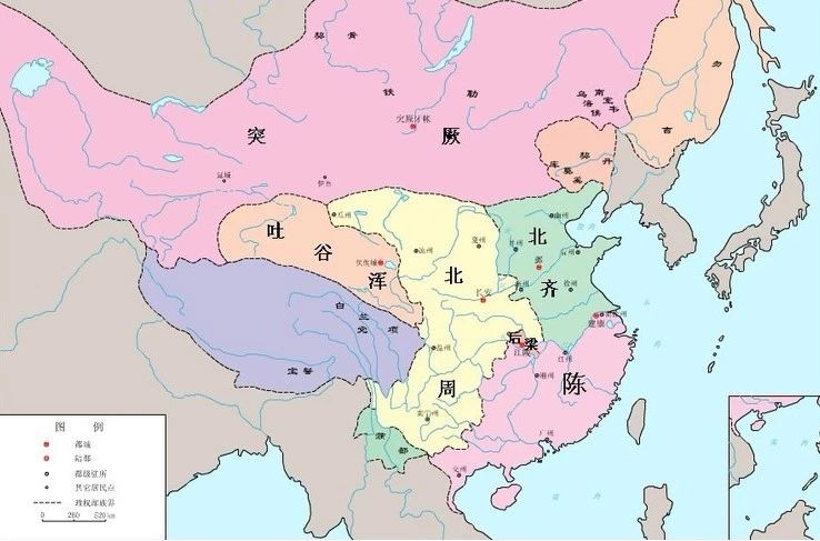 2,东魏(北齐),西魏(北周),南朝(梁,陈)不过曹魏最后还是统一了天下