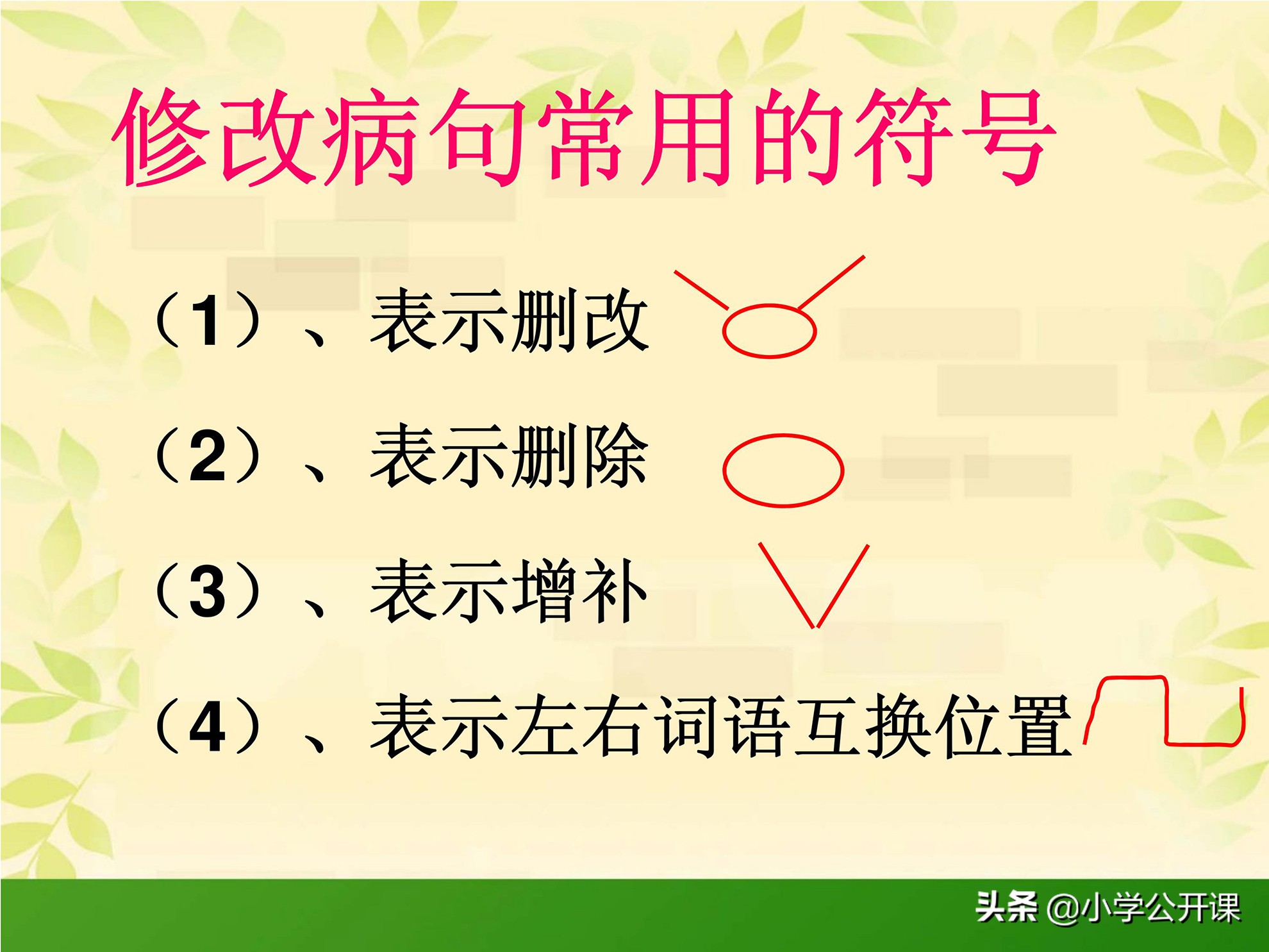 小学语文｜常见病句的类型分析及修改方法+练习（含答案）