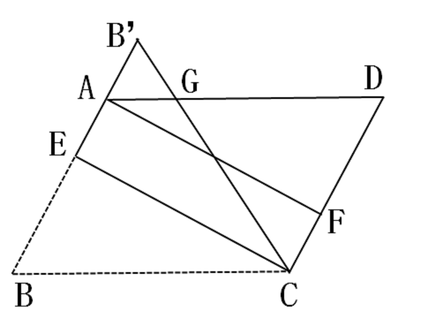 2021年大庆中考第24题，矩形的判定以及求不规则四边形的面积