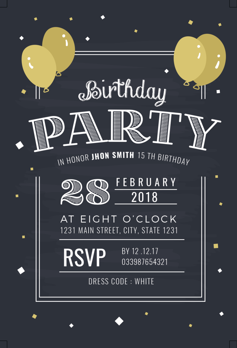 生日快乐手绘可爱贺卡图片|生日快乐朋友圈文案