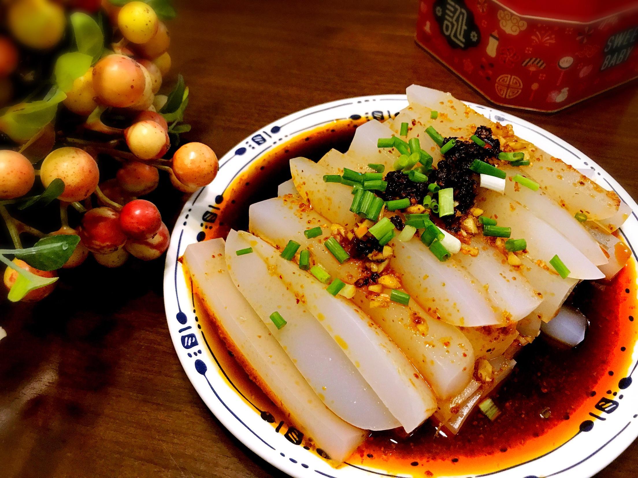 图片[1]-【川味凉粉】做法步骤图 做法简单又美味-起舞食谱网