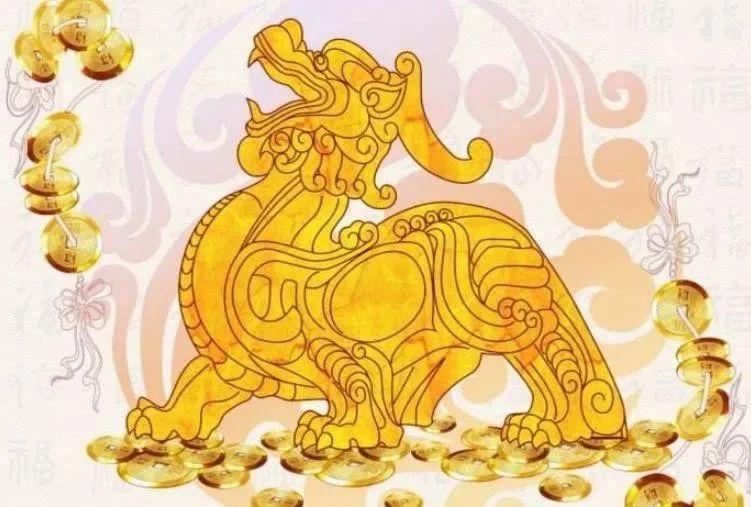 貔貅,招财守财的神兽(金貔貅应该配几个金珠) 第7张