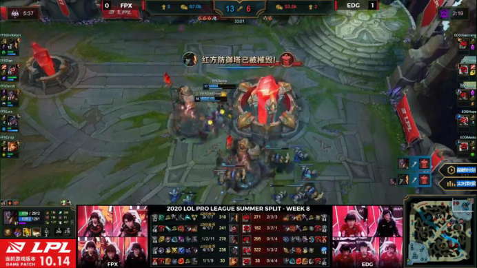 fpx打edg第2场（FPX2：1击败EDG，厂长生日BUFF未奏效，小凤凰进入前八）