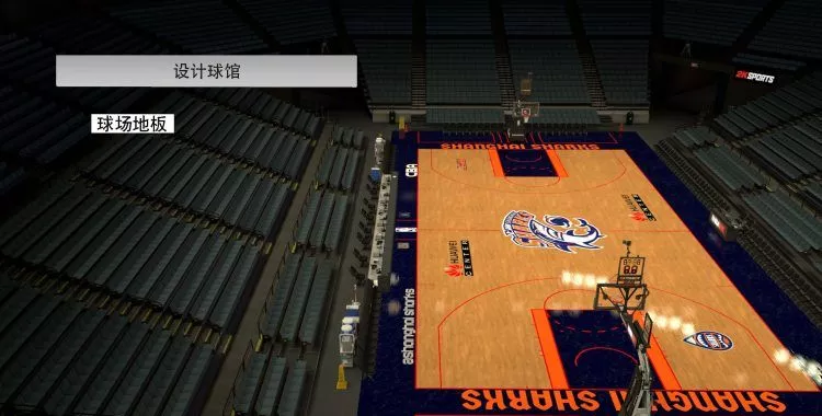 nba2k有cba球队吗(16图看2K模拟CBA新球馆：深圳充满战斗气息，北京紫禁勇士太霸气)