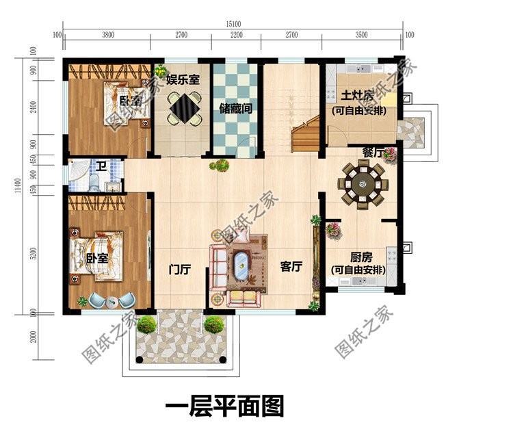 农村带露台二层挑空别墅，让大气深入内敛，让蓬勃充满眼睛