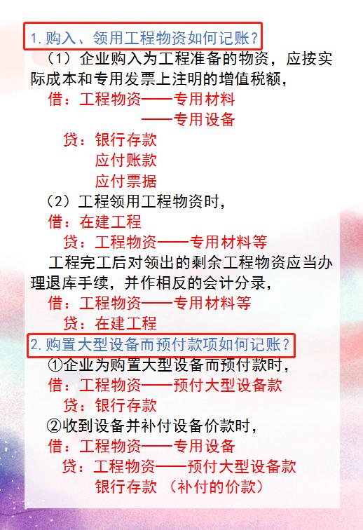 最新建筑业会计分录，多年建筑业老会计精心总结，不能错过
