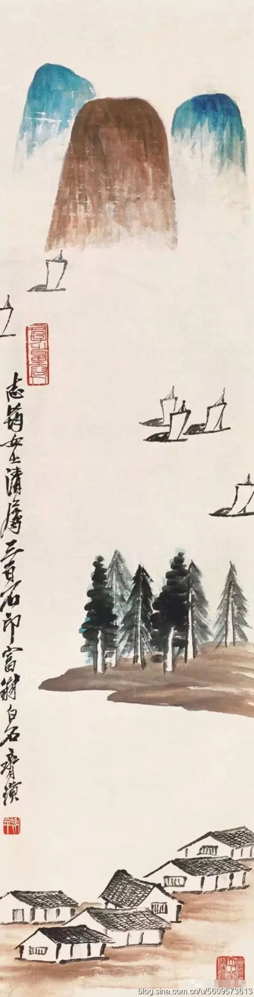 中国100名最著名画家系列-大写意国画齐白石