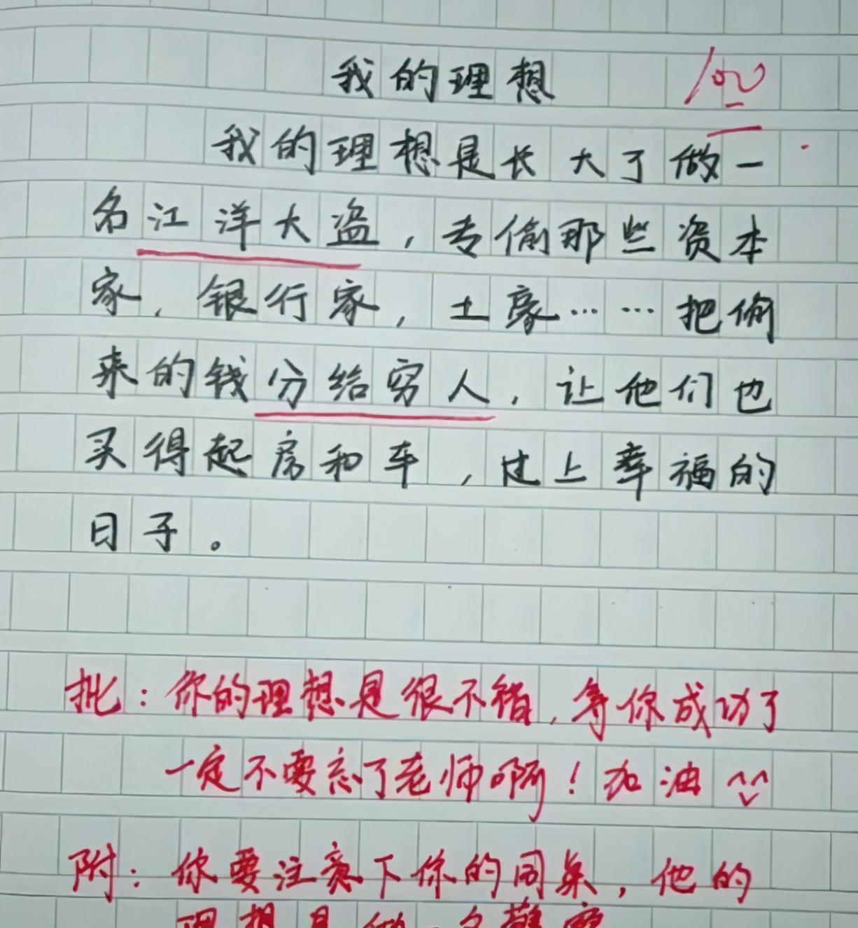 自我表达的一种方式,小学生的所思和所想都是转化成作文的文字表达出