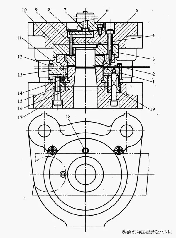 干货分享：五金汽车冲压模具之冲裁模的结构构造