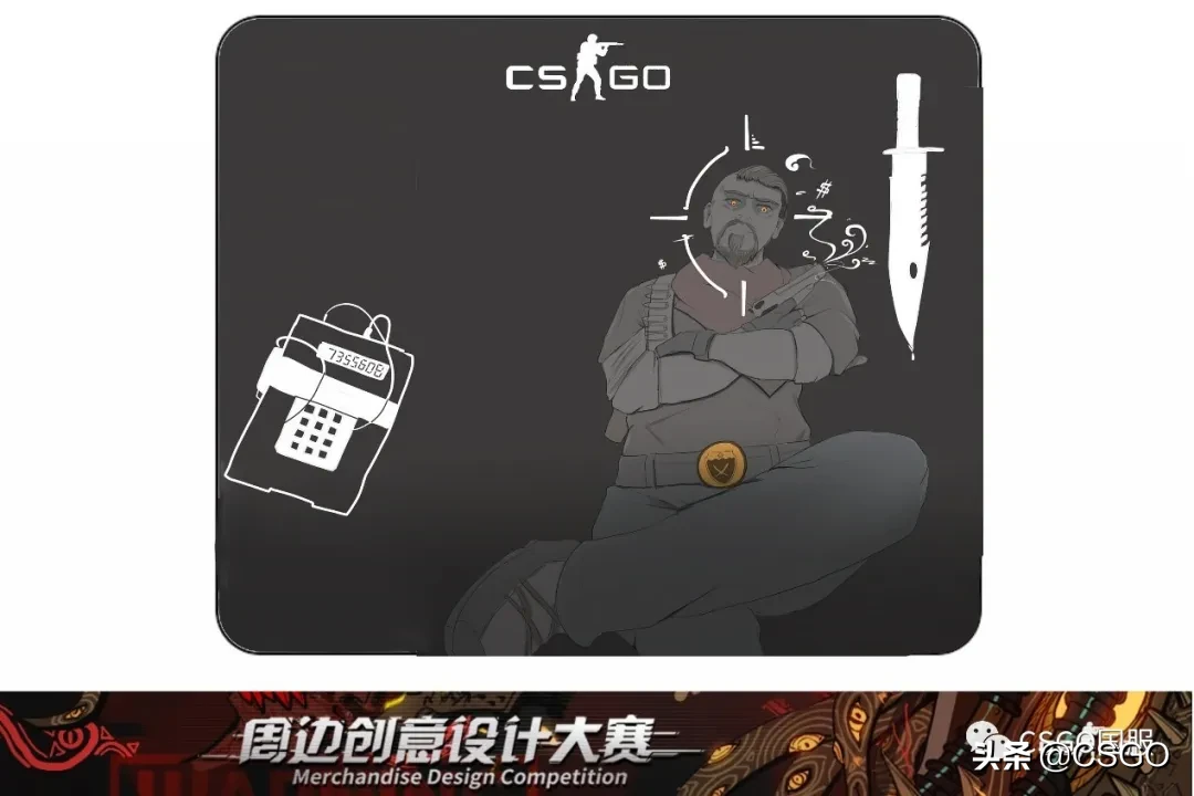 情侣头像csgo(CSGO周边设计大赛第一波作品曝光)