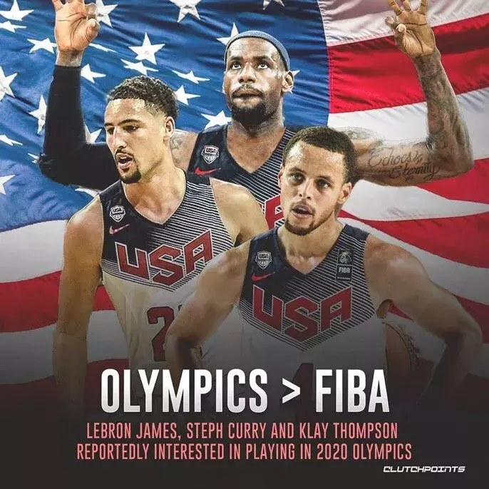 nba明年美国队都有哪些球员(复仇者联盟？媒体预测明年美国男篮首发阵容，库里哈登均入选)