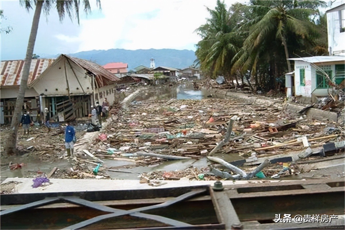 2004苏门答腊岛地震图片