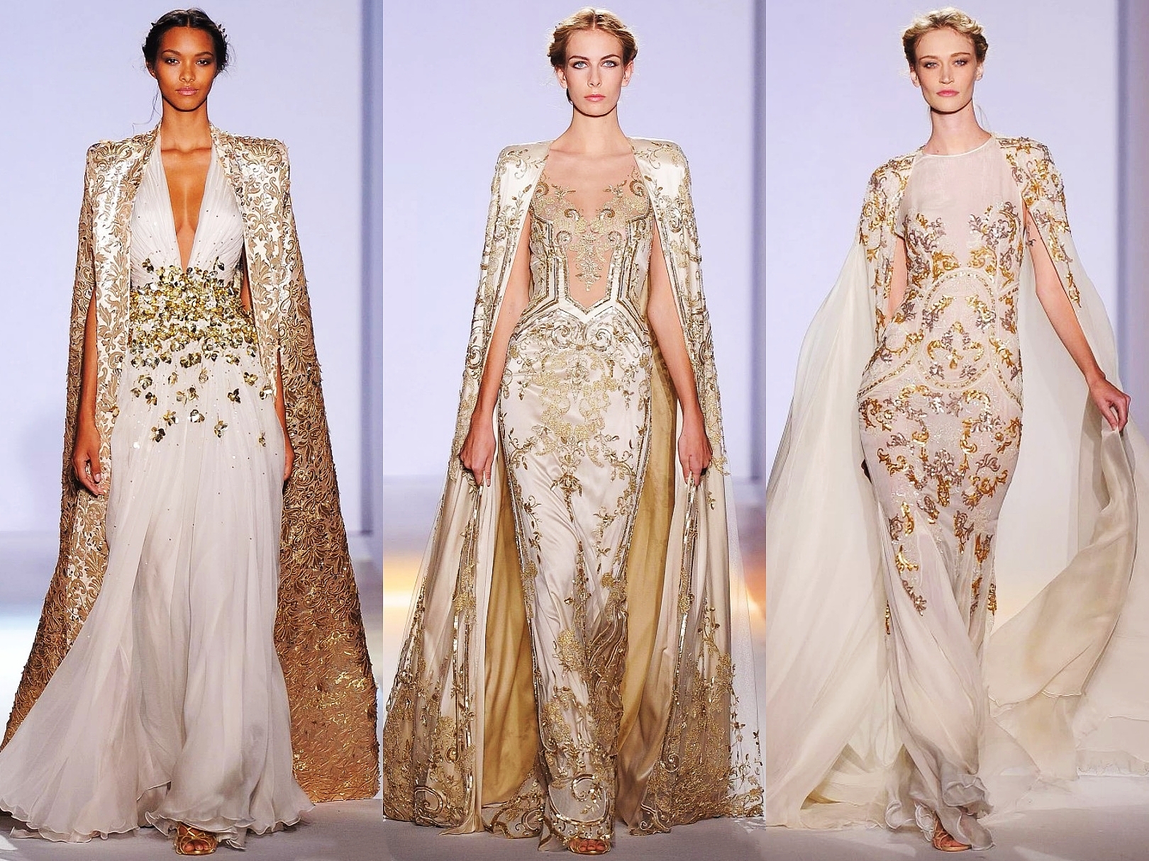 巴洛克风格服装(祖海·慕拉刷新了我对金色的认知,巴洛克风礼服好迷人