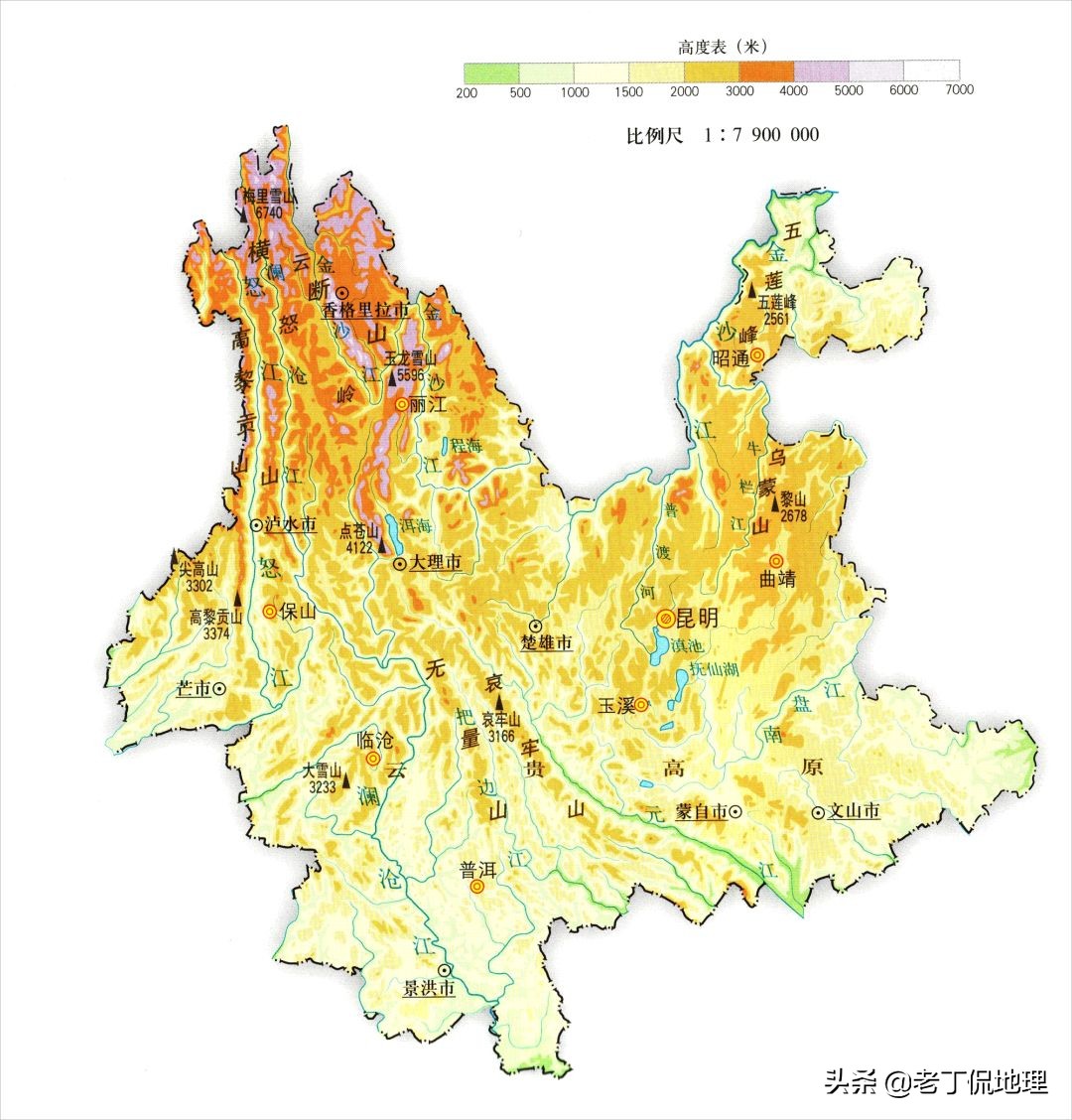 山西河北两省地图（看完就知道这两省的位置在哪）