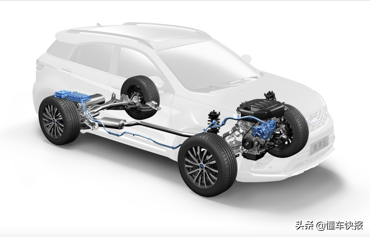 14万元可入手的48V轻混家用SUV，福特领界S智领轻混型解析