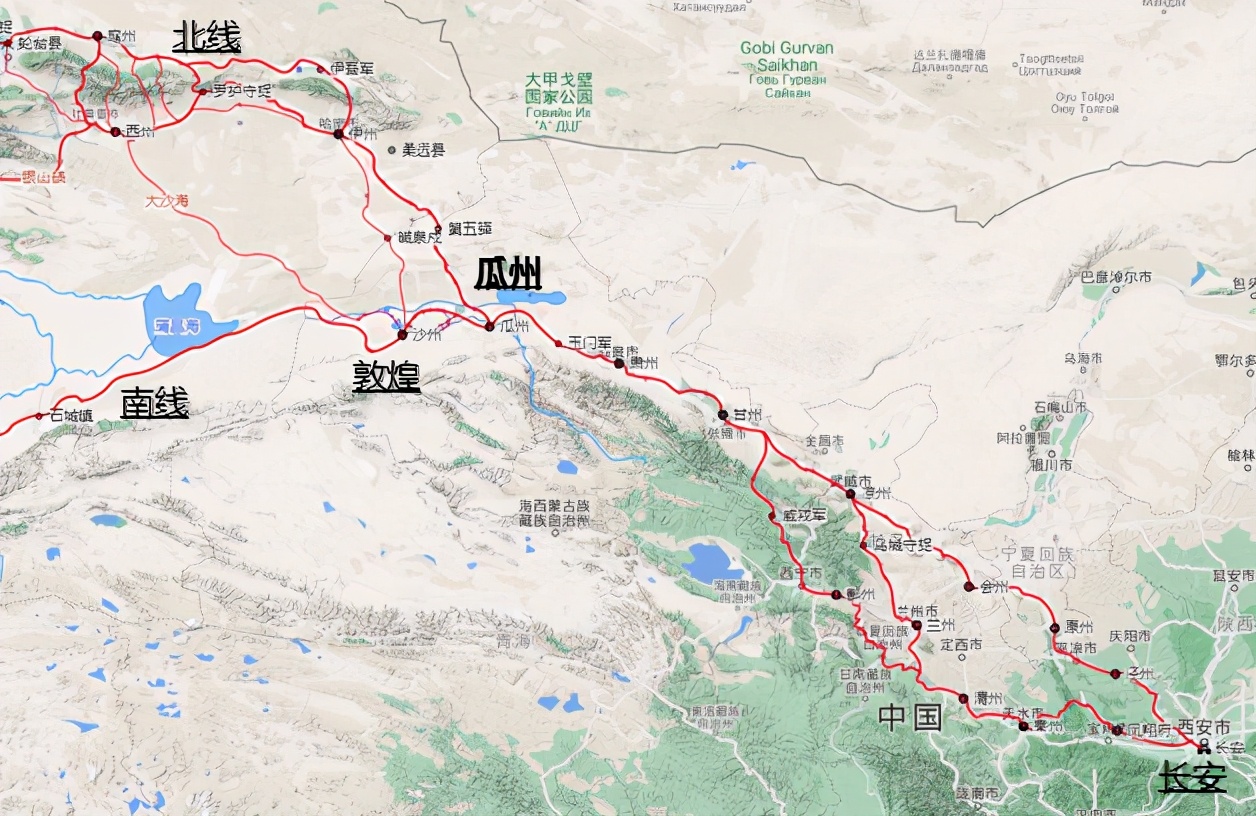 说完了南方的瓜洲,再说一说塞北的瓜州.