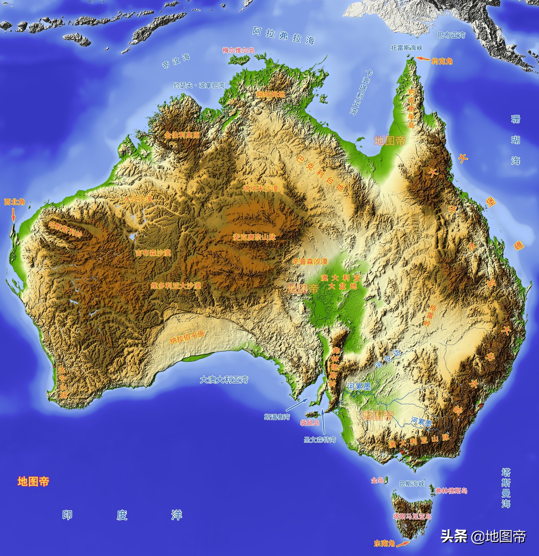 澳大利亚国土面积，澳大利亚国土面积