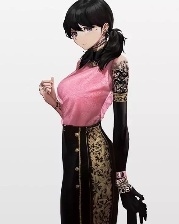 长大后的静香成为诱惑时尚御姐