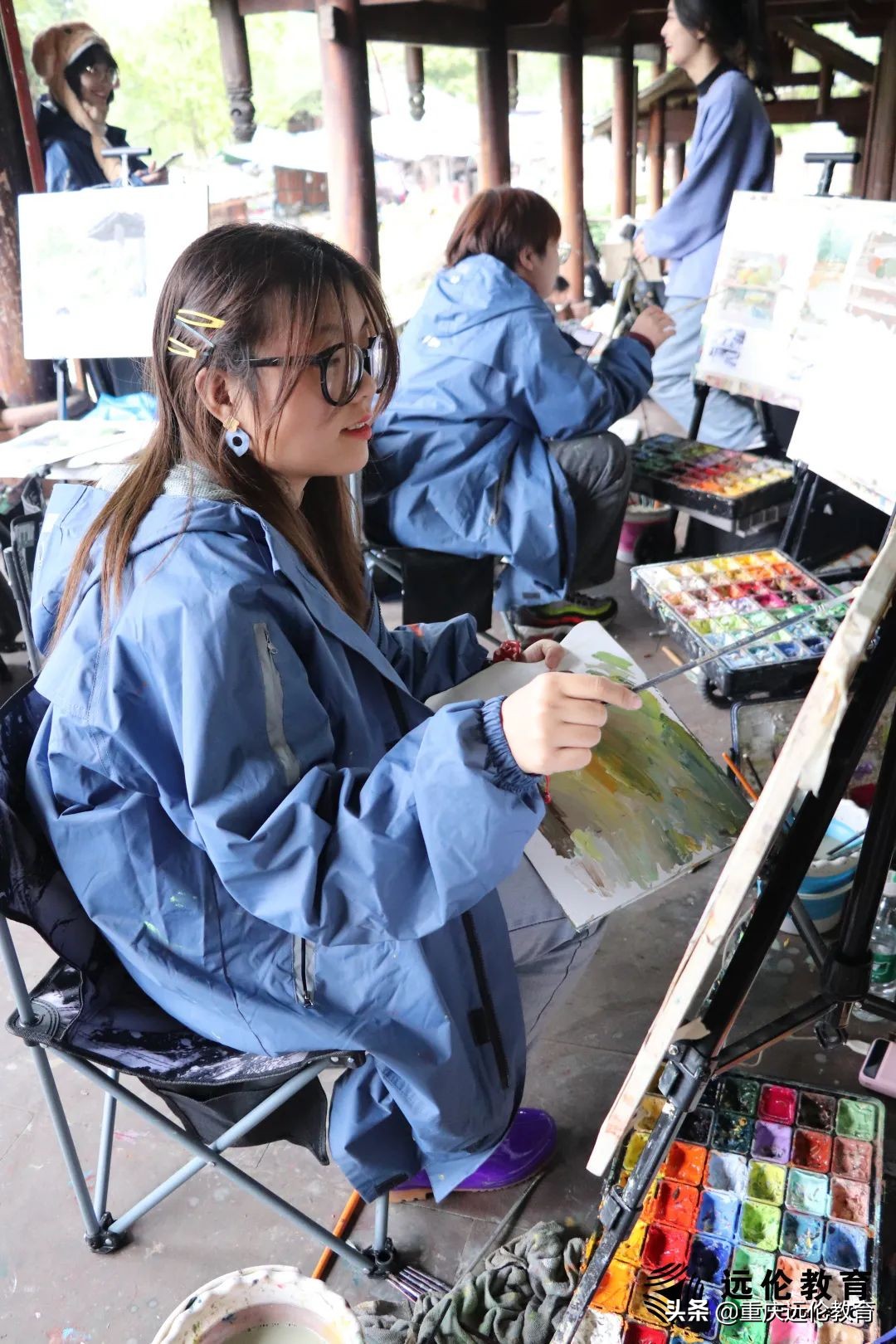远伦写生回顾｜执笔绘梦，你们才是最美的风景！附优秀作品汇报