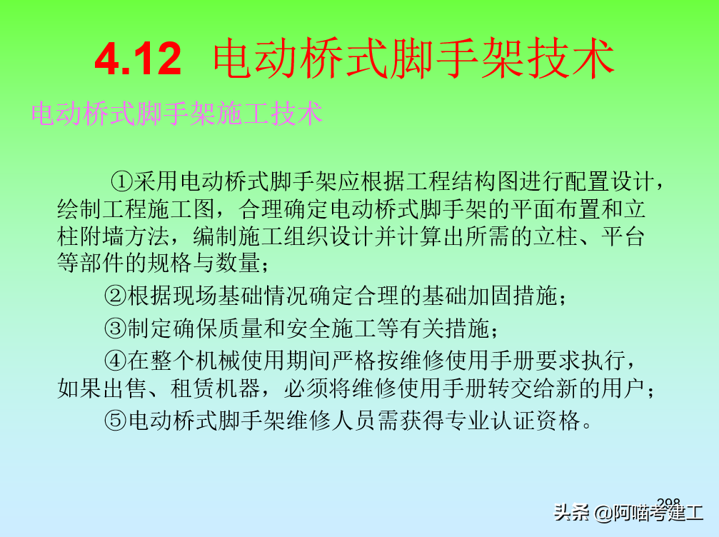 新型模板脚手架技术讲解，16个分项技术高效能多图文，容易懂