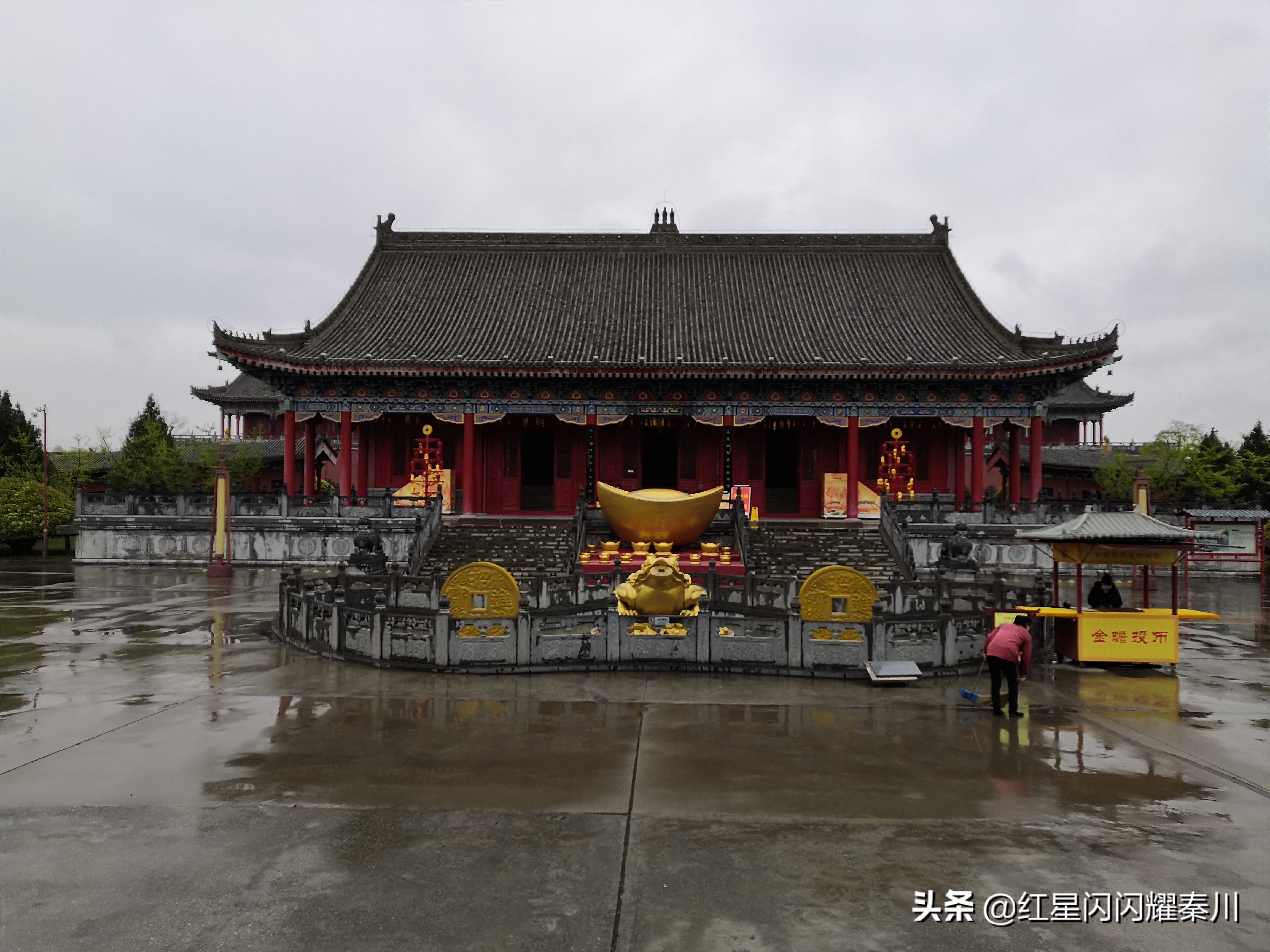 西安周至赵公明财神庙景区小记