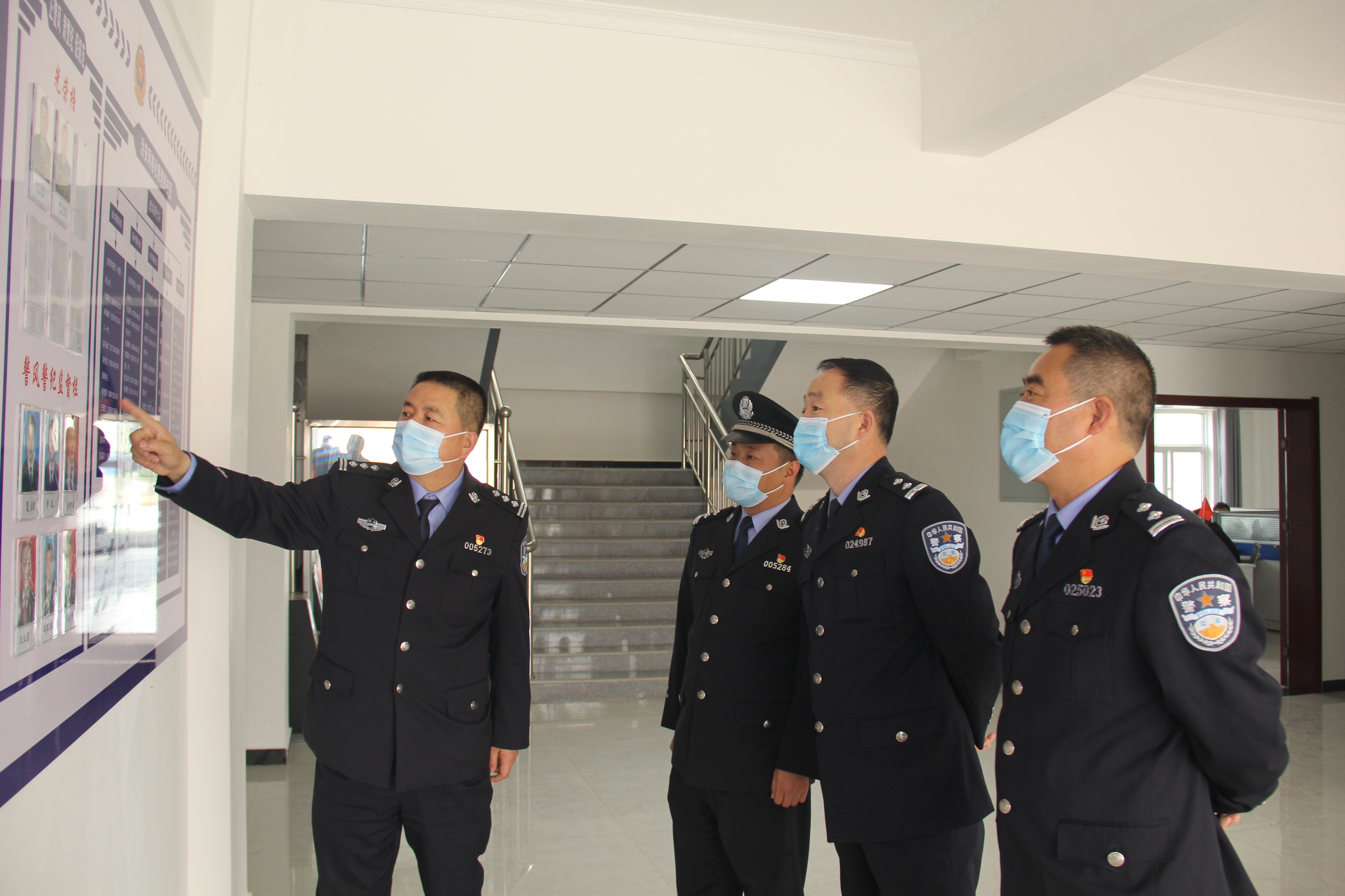 扶风县公安局来武功县公安局开展学习交流活动