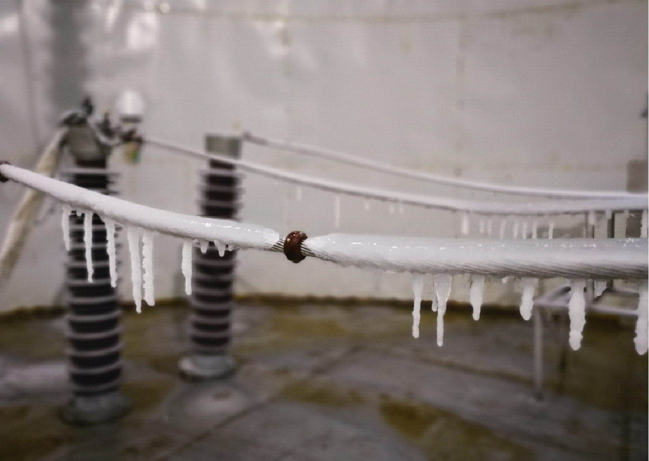 重庆大学科研人员认为采用涡流自热环，可有效防止电网的冰雪灾害