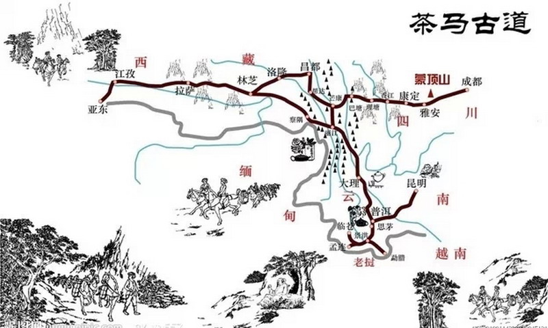 随着贸易的发展,茶马古道成为了传奇史诗的一部分,将艰难的冒险旅程和