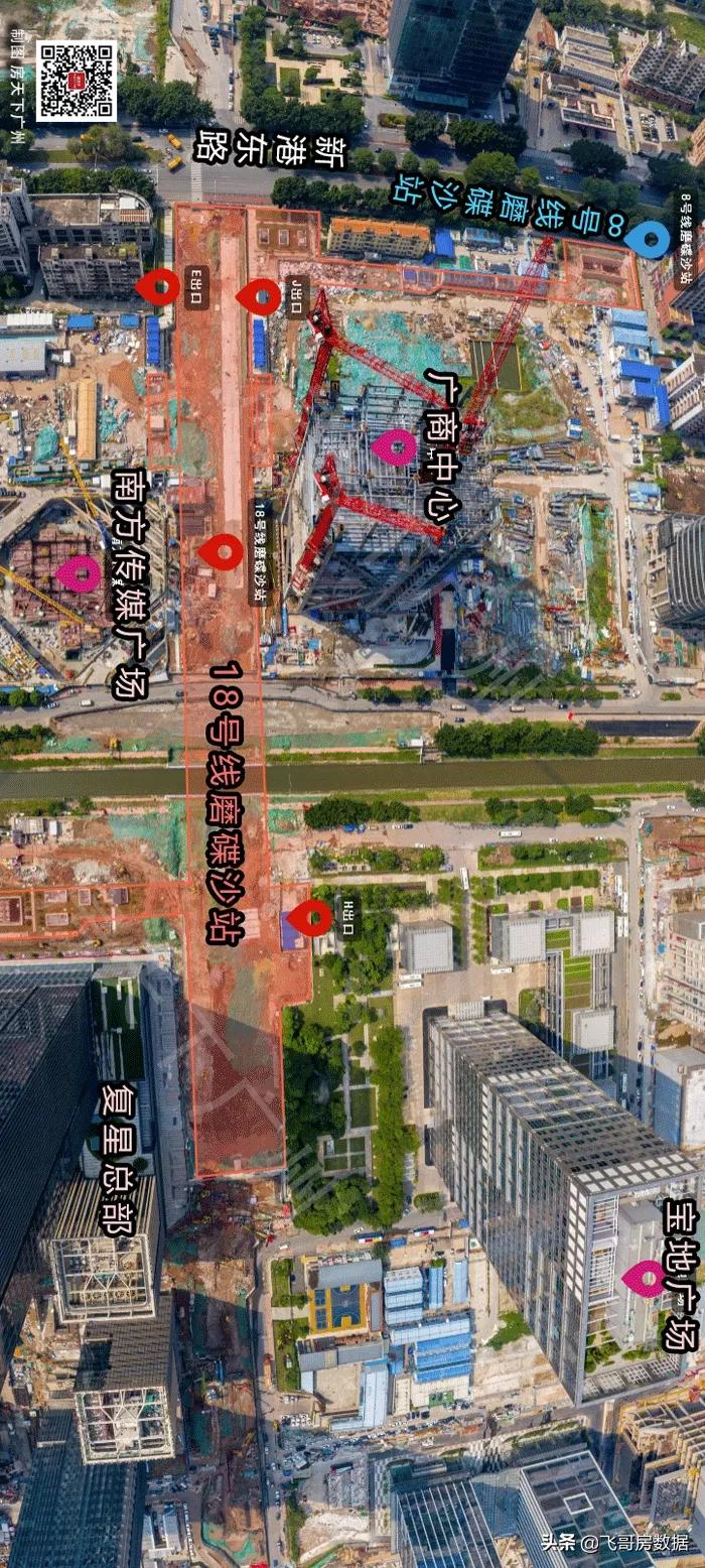 南沙番禺的高光“广州地铁18号线”首通段沿线一通房企乐了