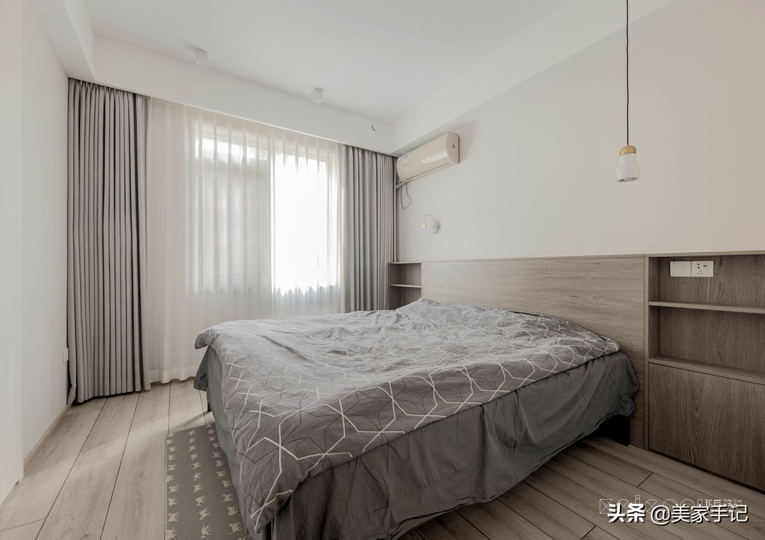 捨棄客廳，不買餐桌，臥室床懸空，他家86㎡堪稱小戶型裝潢的榜樣