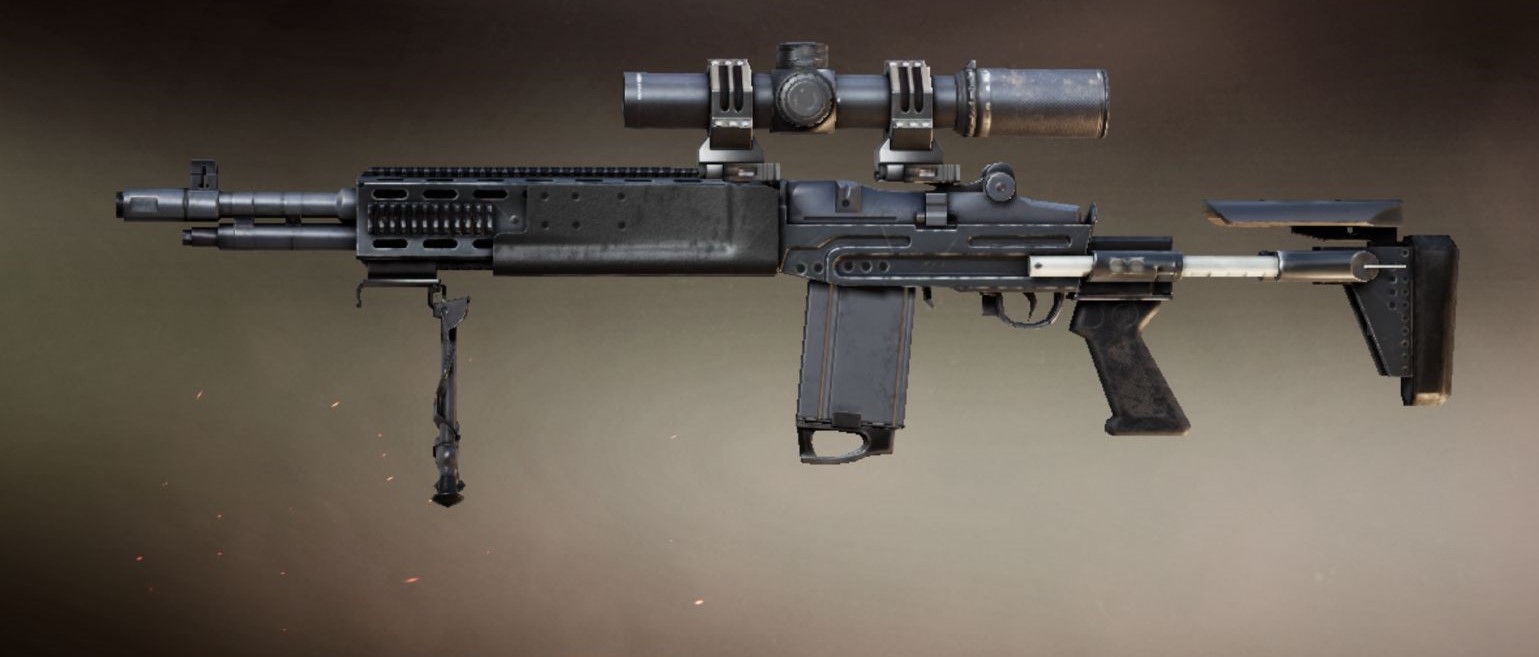 但是榜首却另有其枪,那就是mk14,很多玩家认为这不是一把狙击枪嘛,没