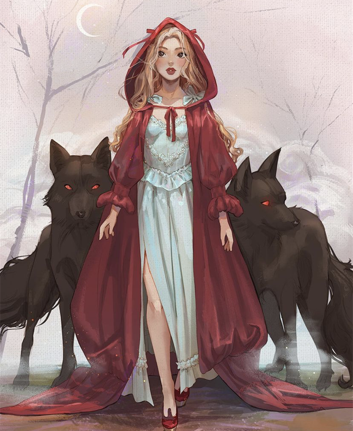 记忆中的童话故事换了画风,小红帽驯服了大灰狼,还有其他新故事