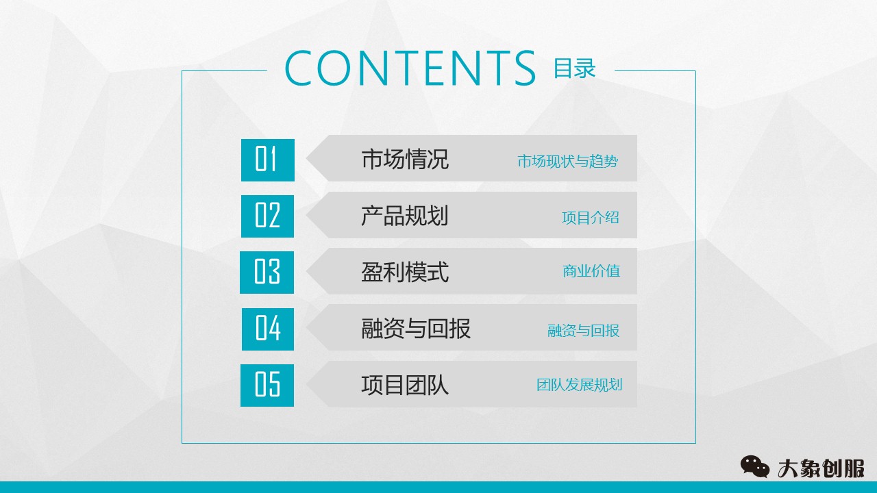 我花了30天,终于找到这份价值500万的商业创业项目策划书模板ppt
