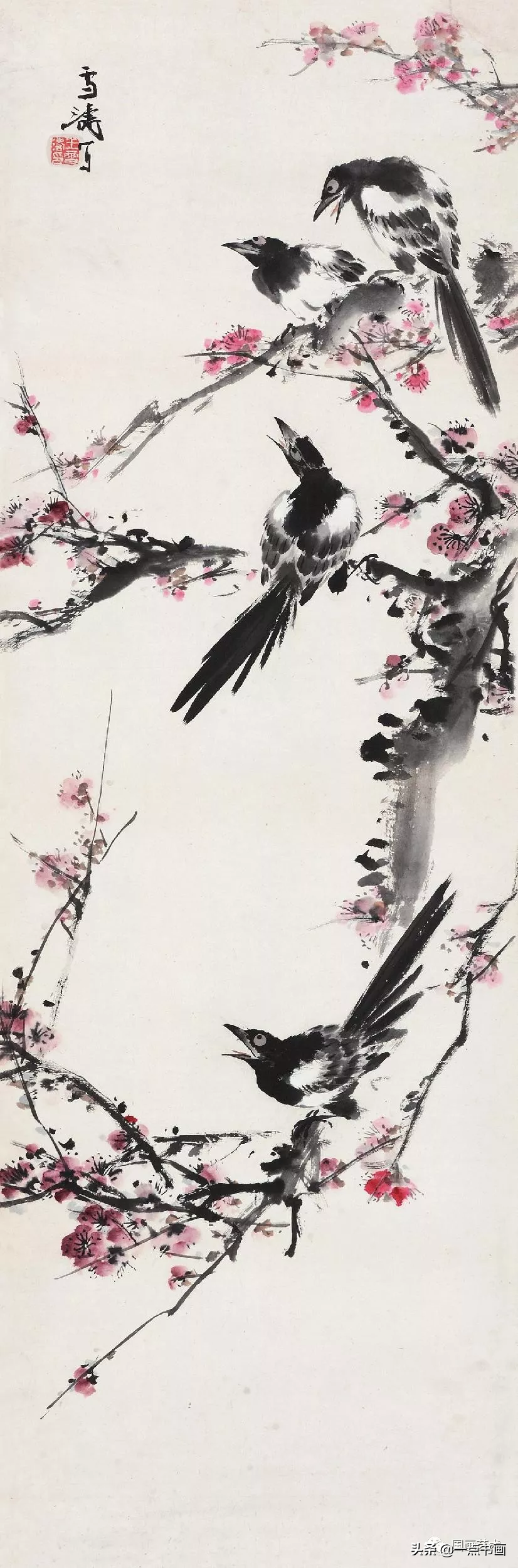 一学就会画——小写意禽鸟画法