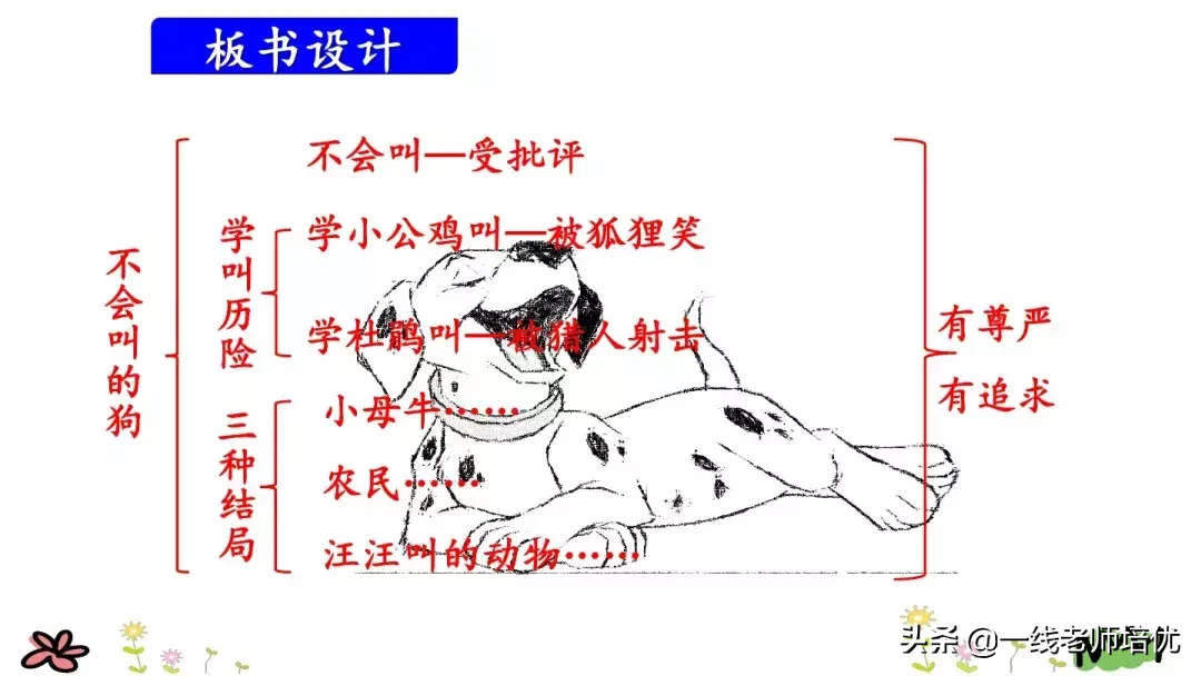 部编版小学语文三年级上册第14课《小狗学叫》重点知识+图文解读