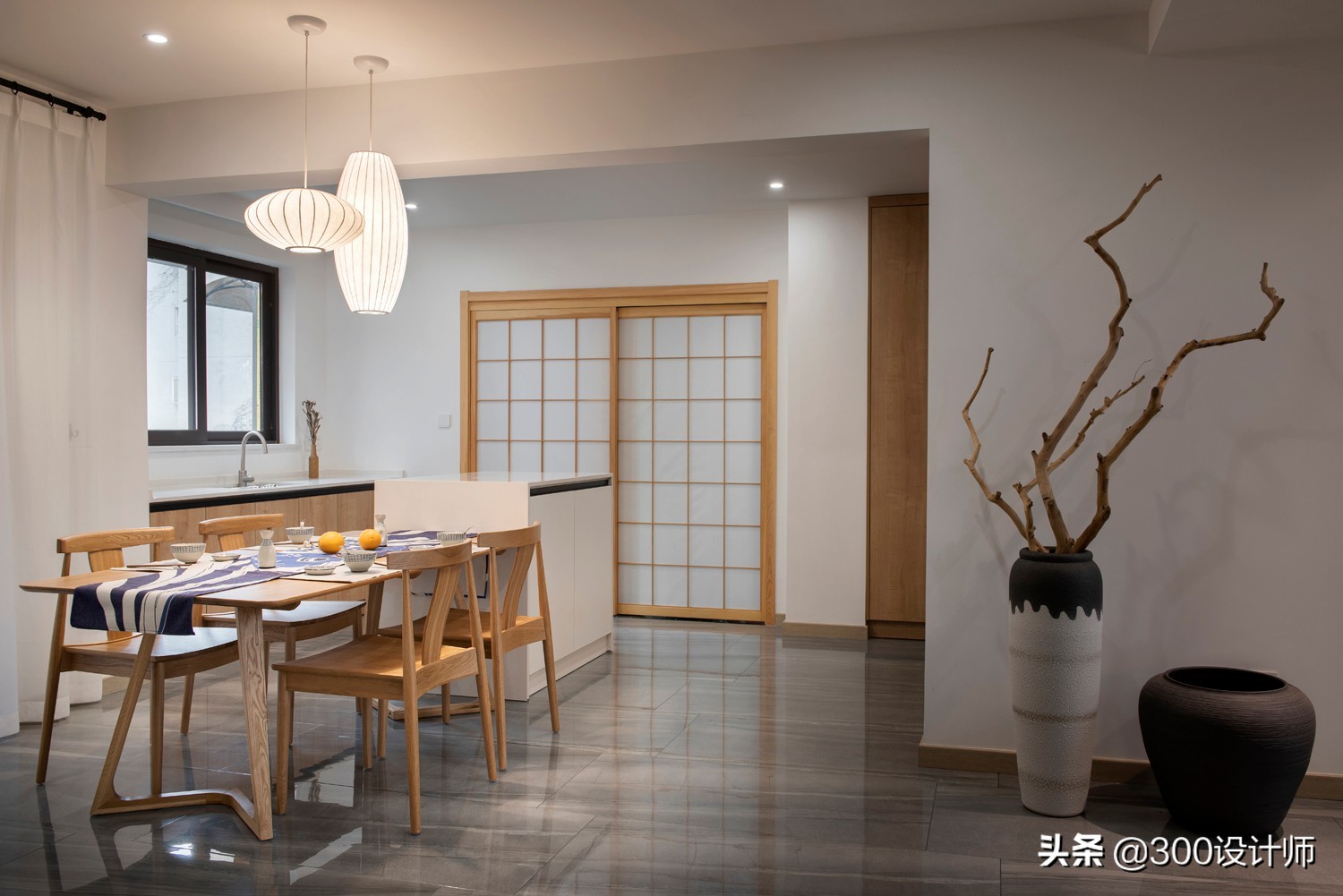 陈柯辛作品：晒晒200㎡复式装修，总造价90万，上下层挑高6米