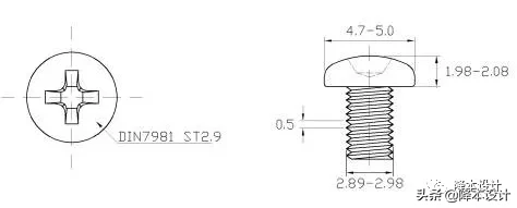 不要小看一个小小的螺丝孔尺寸设计，里面大有文章