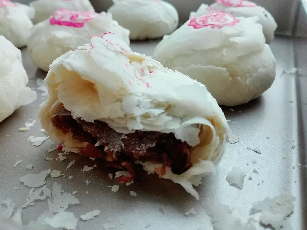 图片[14]-【玫瑰酥饼】做法步骤图 放几天都酥香 别错过-起舞食谱网