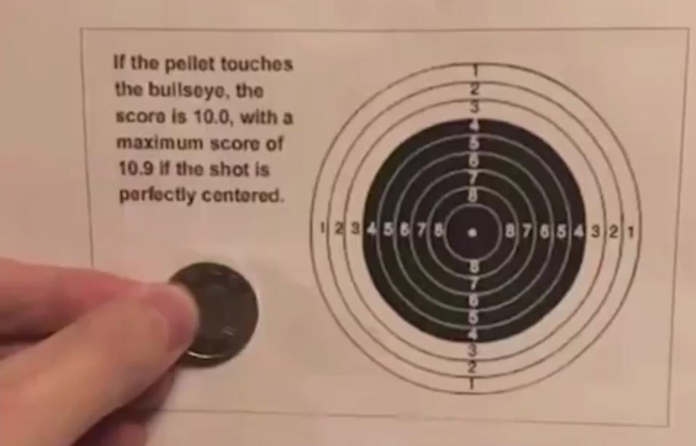 靶子一共有几环图解(气步枪十环只有0.5毫米，顶尖狙击手2000米外杀人，到底谁更厉害)